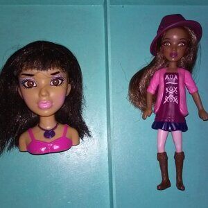 McDonalds Liv Doll Head & Mini Figure